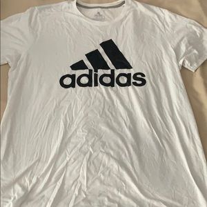 White Adidas T-Shirt